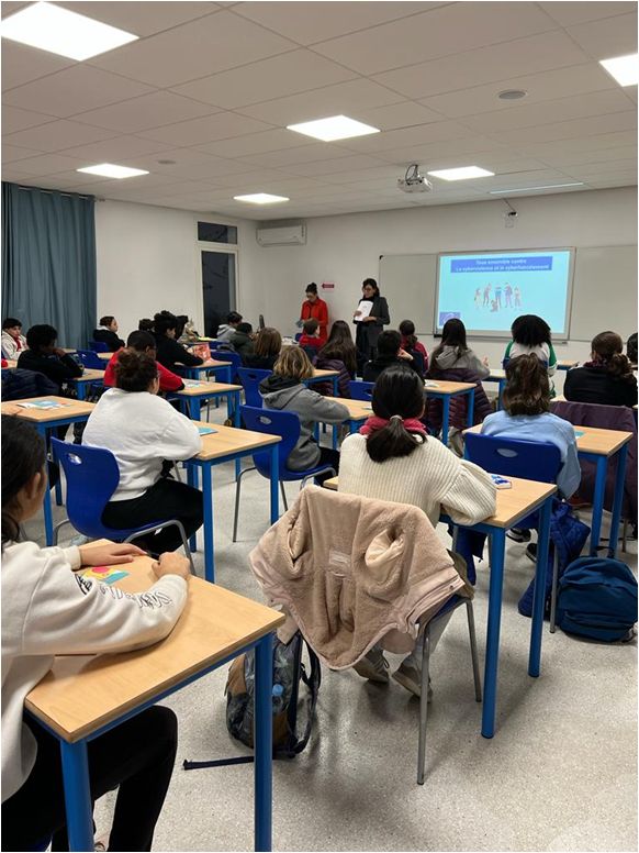 Action de sensibilisation contre le harcèlement scolaire